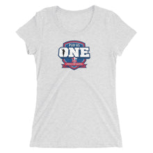 Load image into Gallery viewer, Football Field of Faith Ladies&#39; short sleeve t-shirt