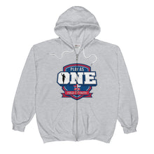 Load image into Gallery viewer, Football Field of Faith Unisex  Zip Hoodie
